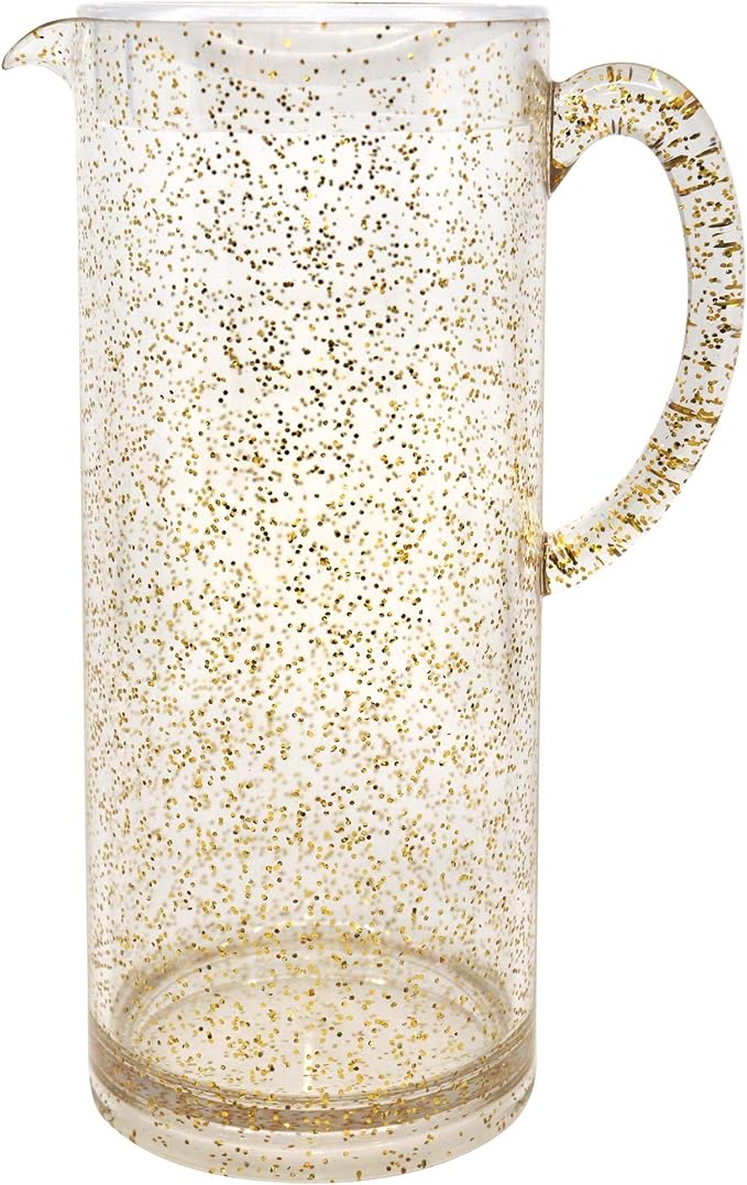 60 oz Glitter Pitcher With Lid