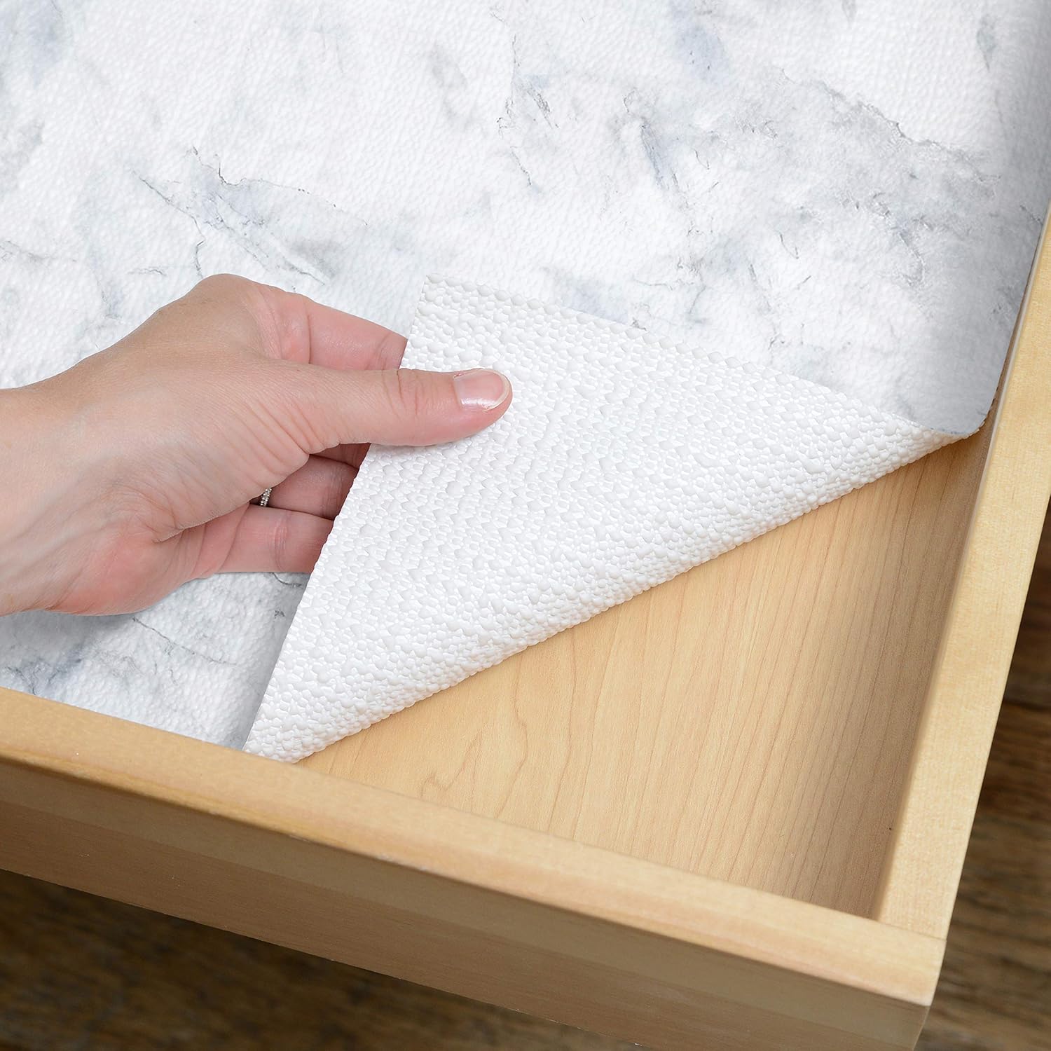 Grip Prints Carrara Marble 18" X 4 Ft
