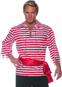 Striped Pirate Shirt Basic Red
