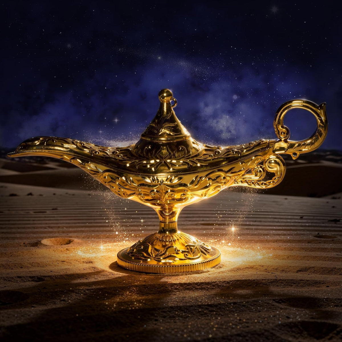 Aladdin Lamp-Gold