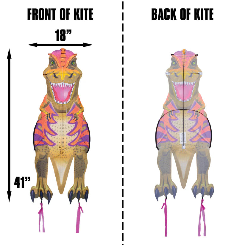 T-Rex Nylon Dinosaur Kite 41" Tall