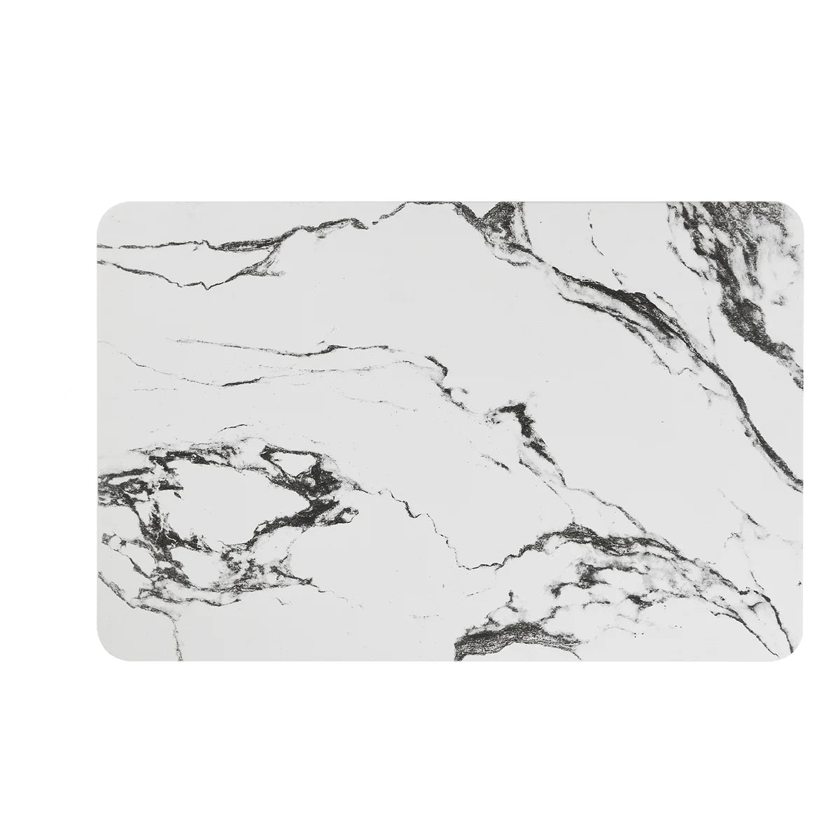 White Marble - Stone Bath Mat