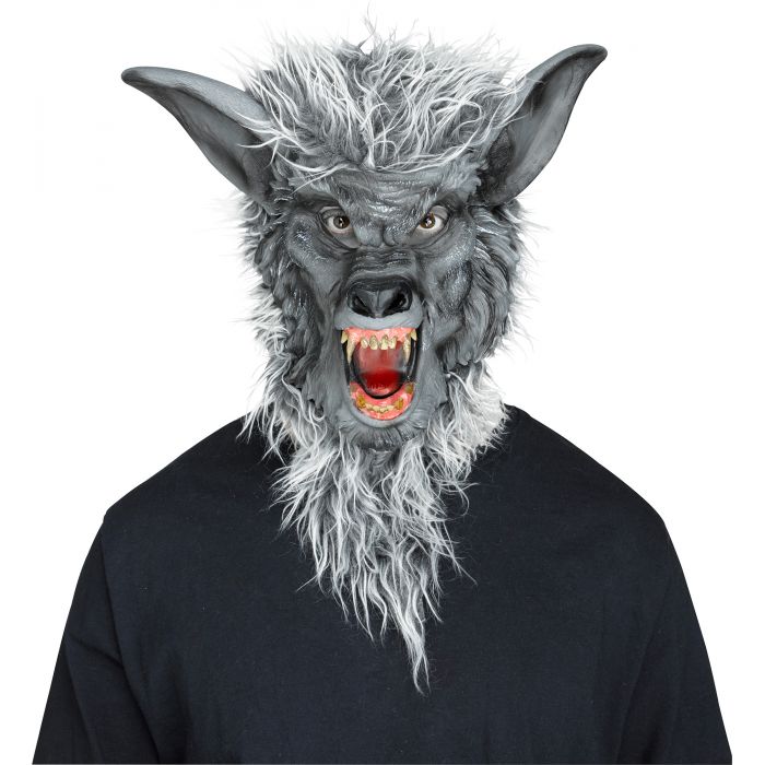 GREY WEREWOLF MASK