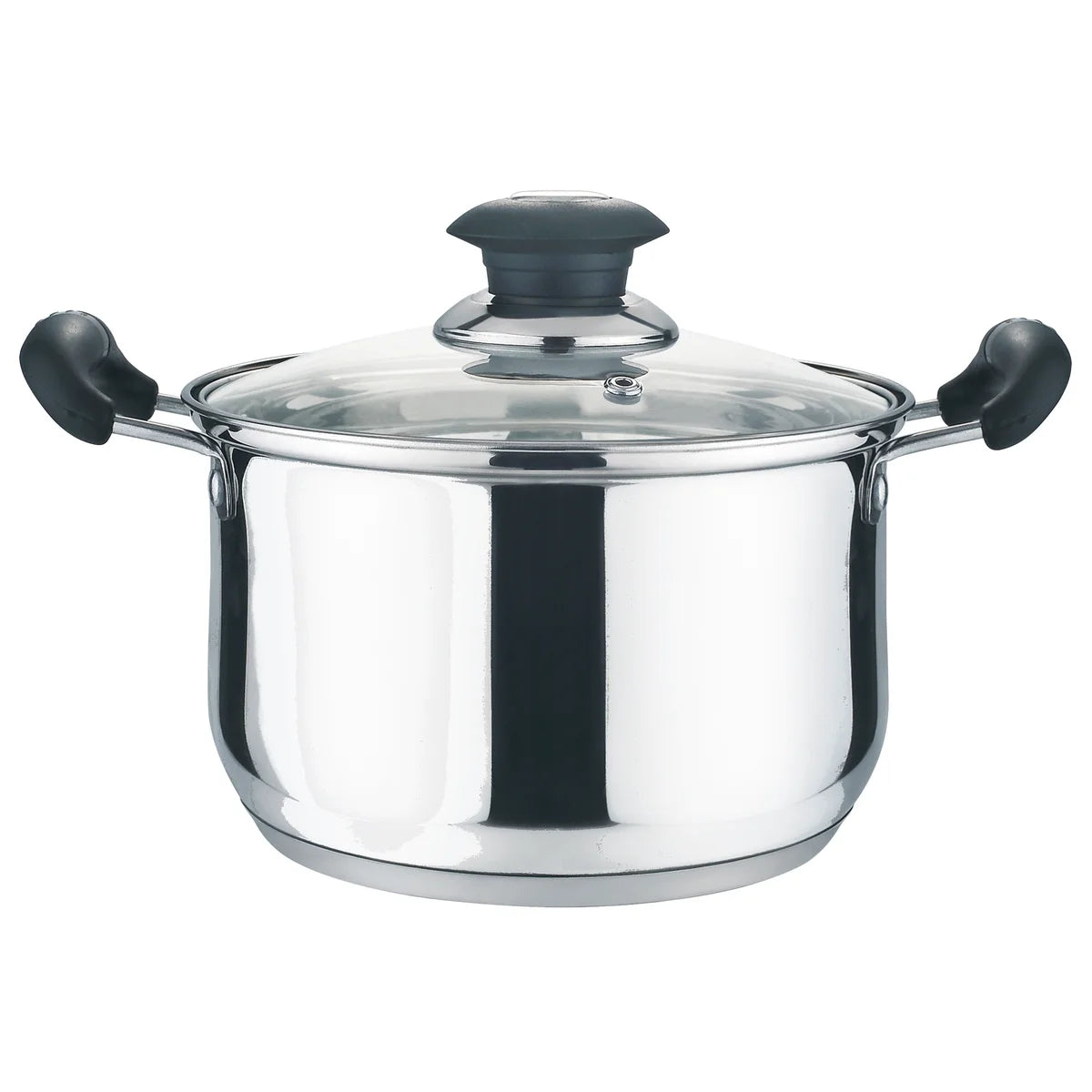 4QT S.S. Sauce Pot with Glass Lid