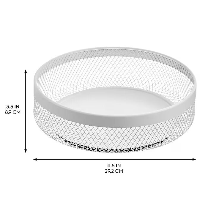 11.5" Spinner Matte White