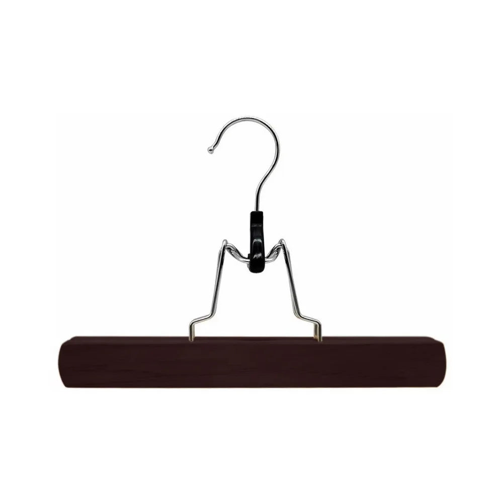 Dark Walnut - Set of 6 Trouser Clamp Hanger