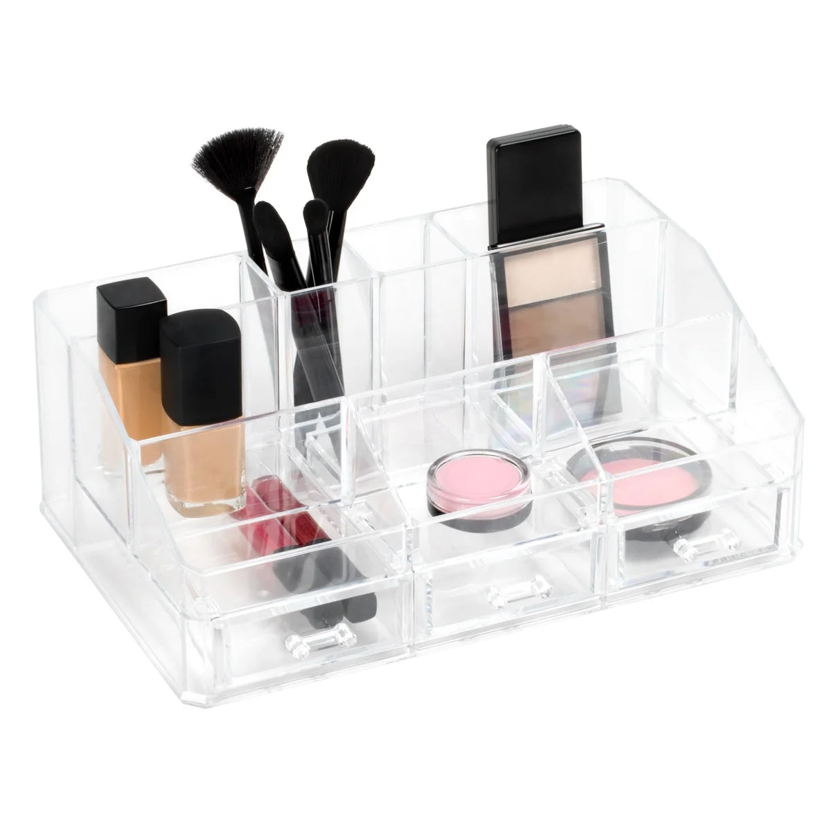 Clear - 8 Comp w/ 3Drawer