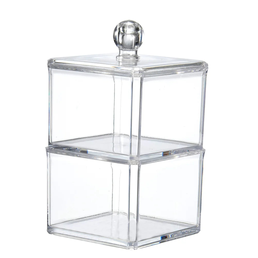 Clear - Mint 2 Box wih Lid Stackable