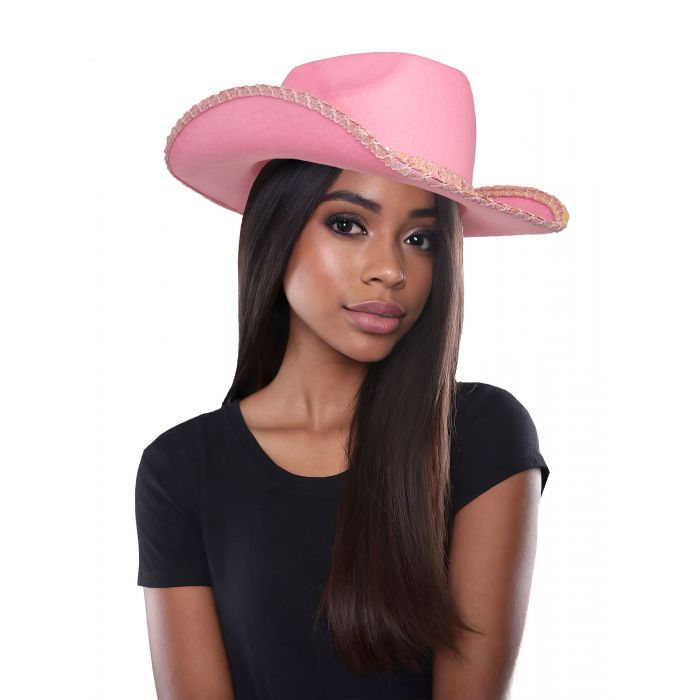 Sequin Cowboy Hat Pink