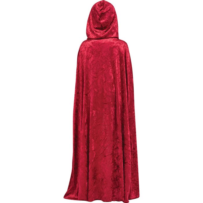 Hooded Velour Cape Red - Child