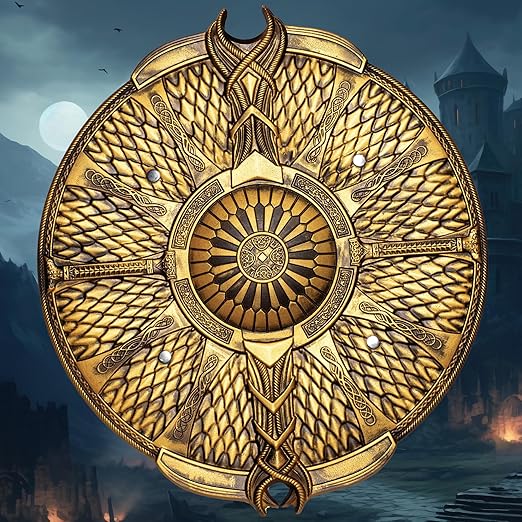 Gold Circle Shield