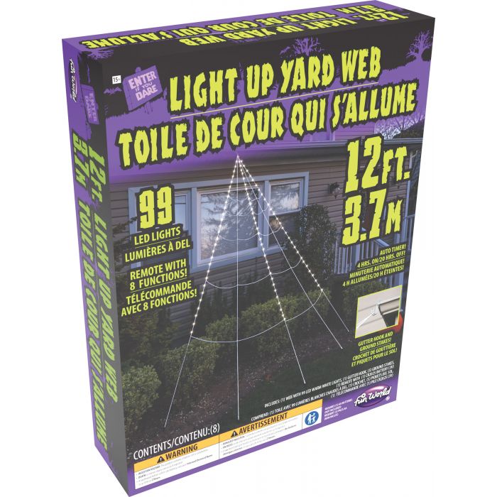 Super 12' L/U 99 LED Yard Web