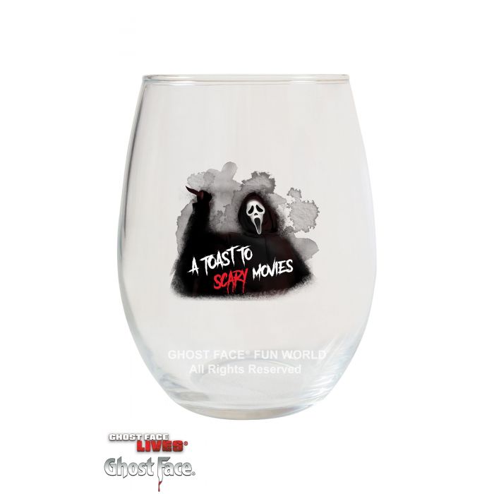 Ghost Face Wine Tumbler Set/4