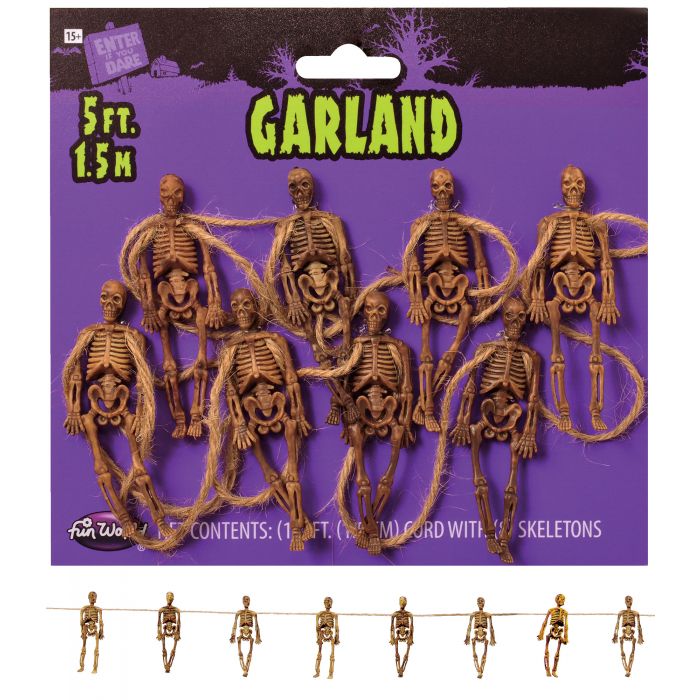 5 FT Skeleton Garland