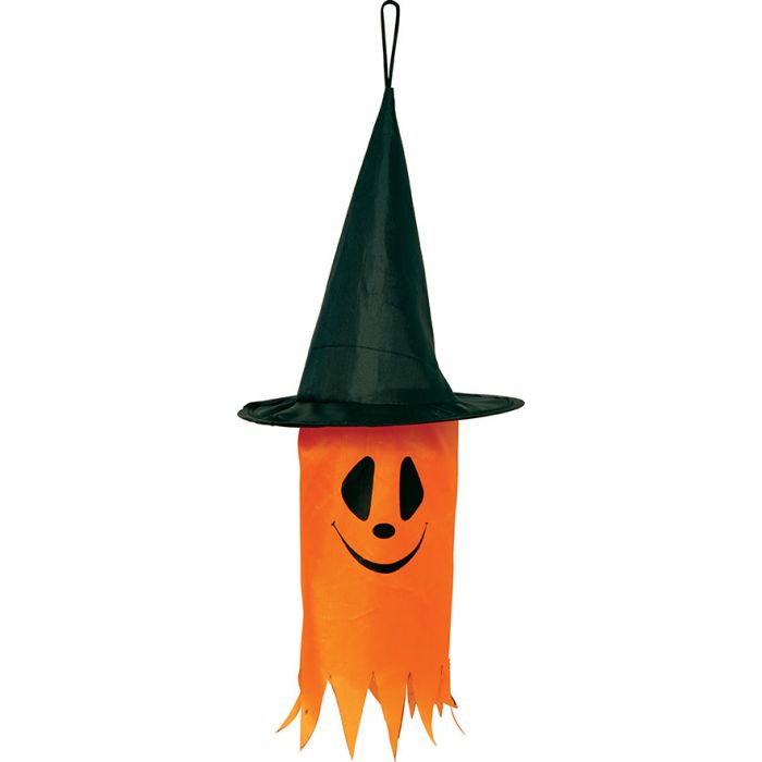 LU 6" Witch Hat Decor 3/Pk Ghost