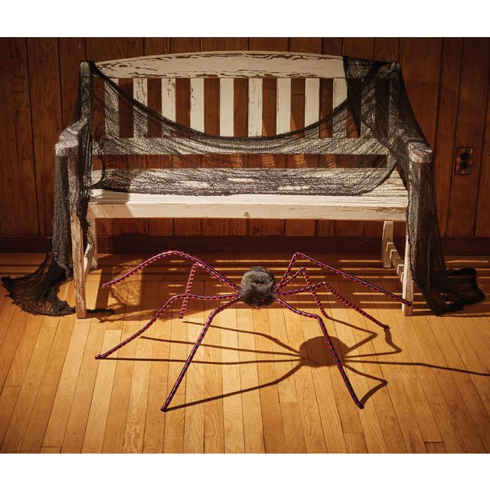 50" Metallic Stripe Spider Purple