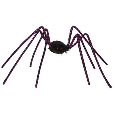 50" Metallic Stripe Spider Purple