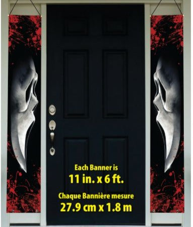 72" Ghost Face Door Banner Set