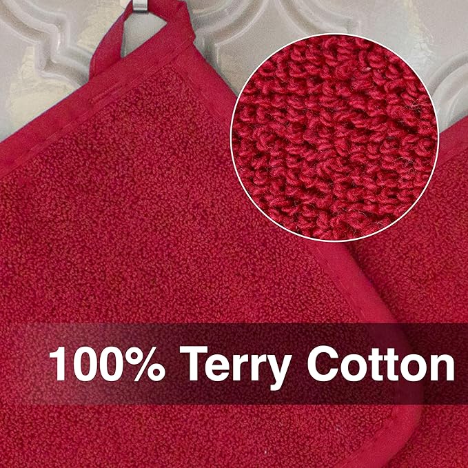 Terry Potholder Paprika 8.25 x 8.5