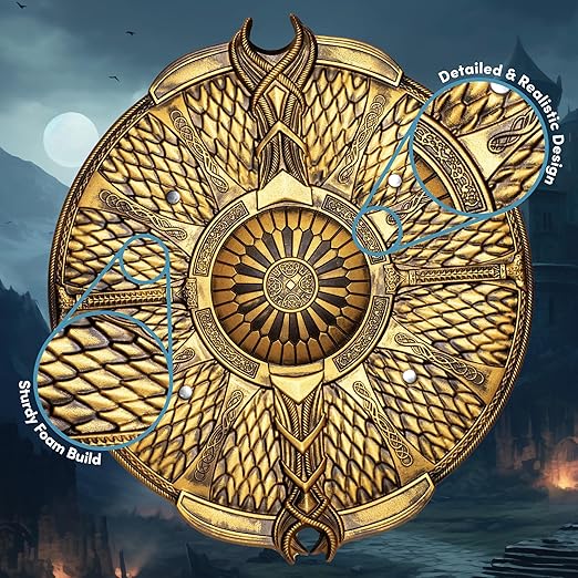 Gold Circle Shield