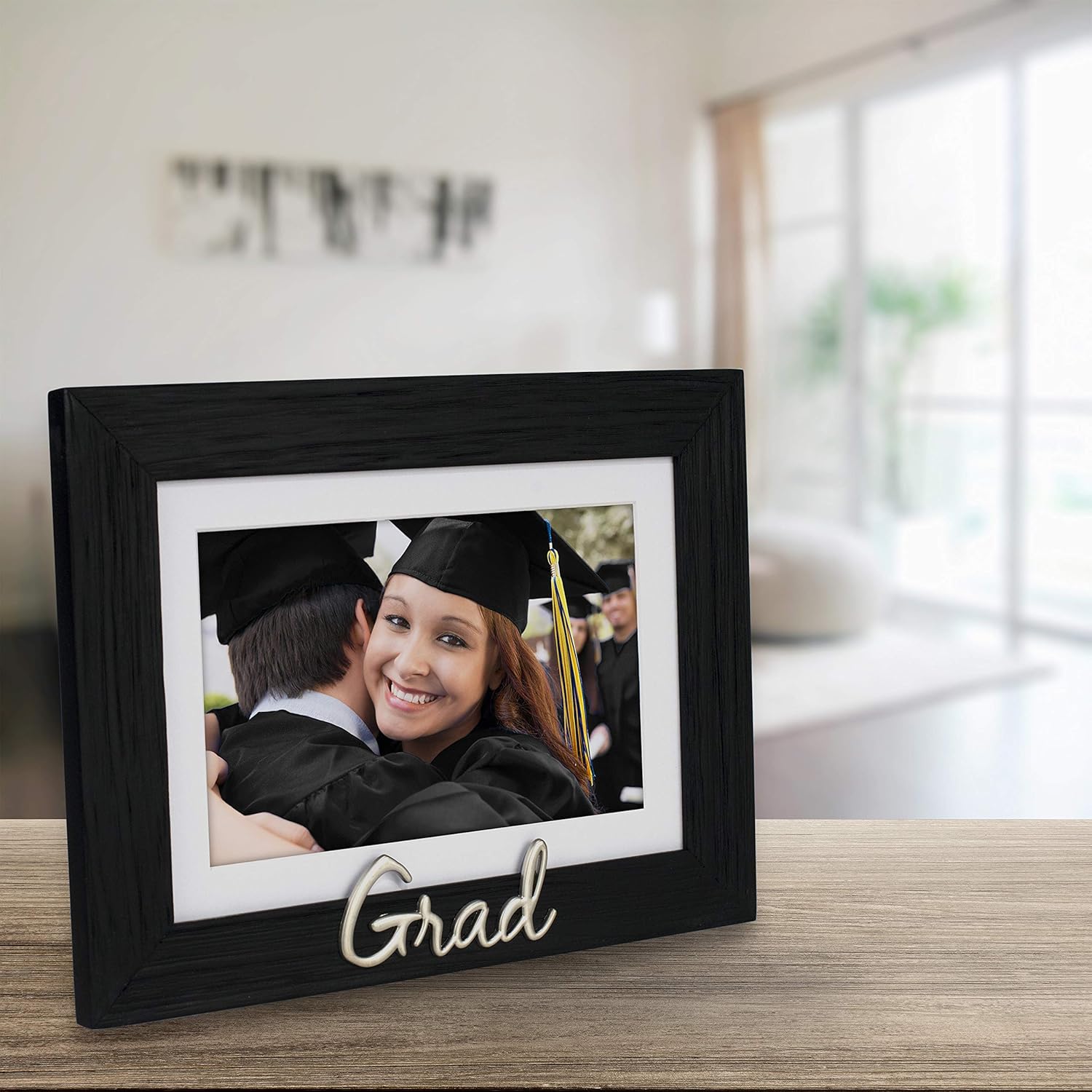 4x6 / 5x7 Grand Matte Black Keepsake Frame