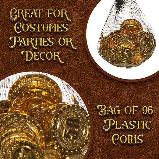 Gold Pirate Doubloons