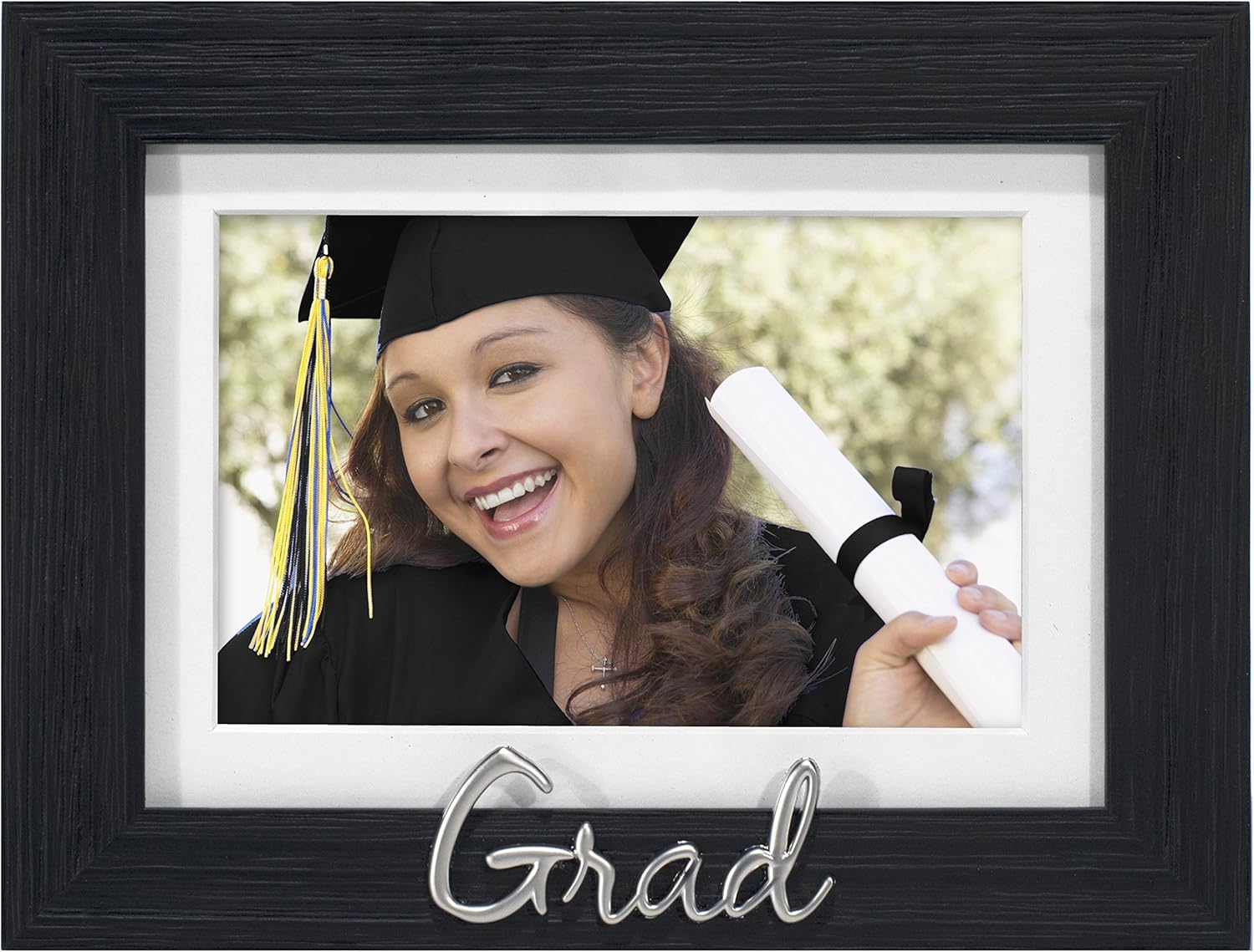 4x6 / 5x7 Grand Matte Black Keepsake Frame