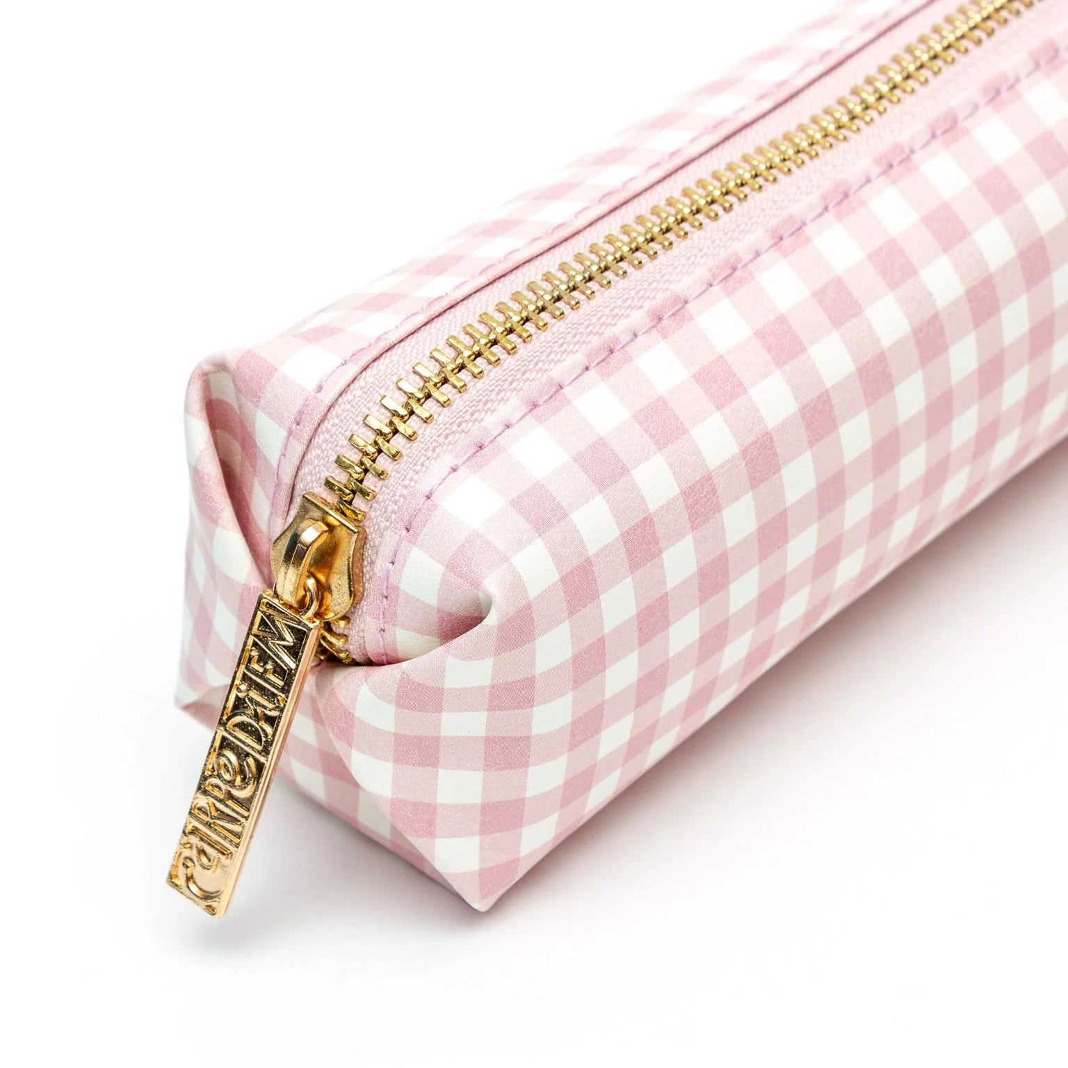 Ballerina Pink Check Slim Pencil Case