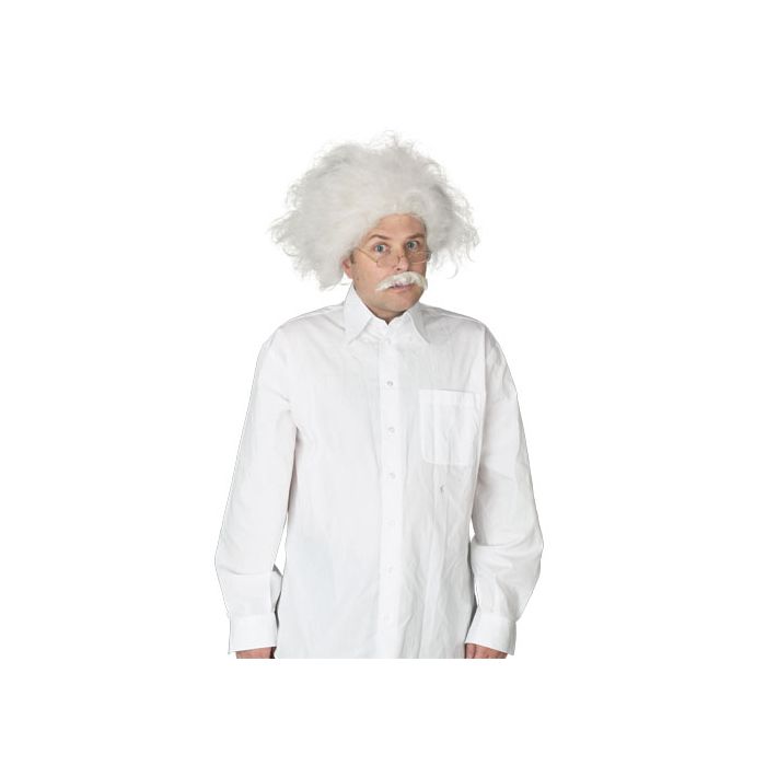 Scientist Wig and Mustache