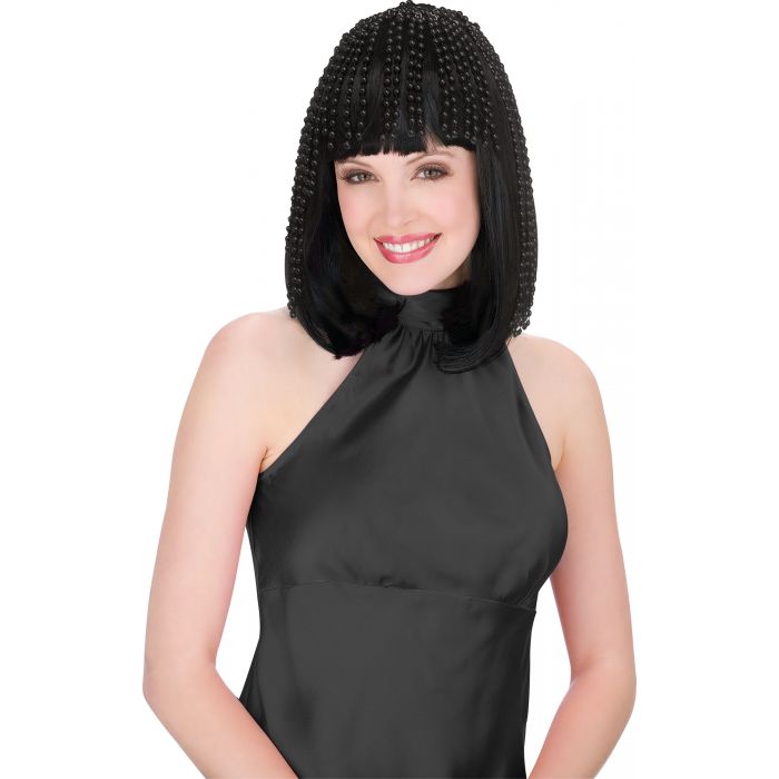 Bling Pearl Black Headpiece
