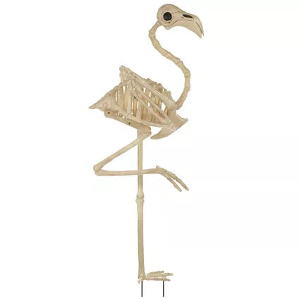 33.75" Skeleton Flamingo