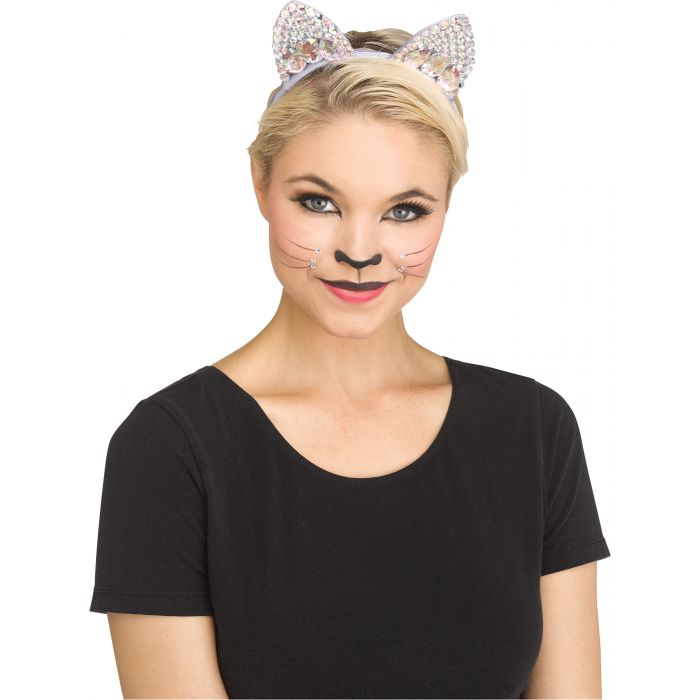 Jeweled Cat Ear Grey