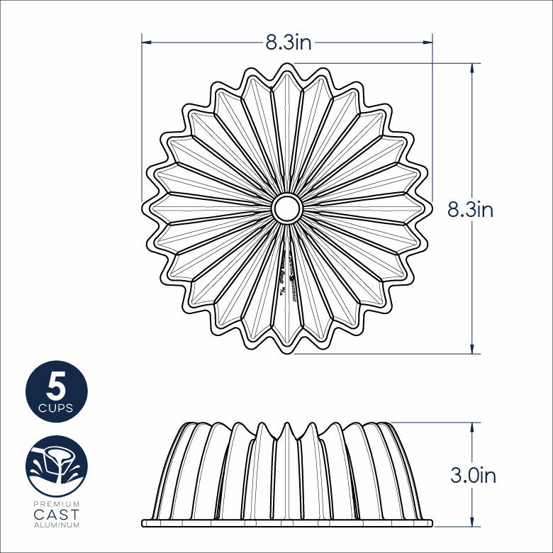 5 Cup Brilliance Bundt Pan