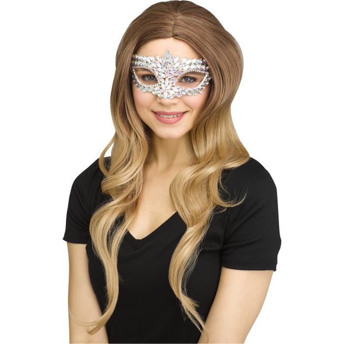 Rhinestone Mask Rainbow Stones