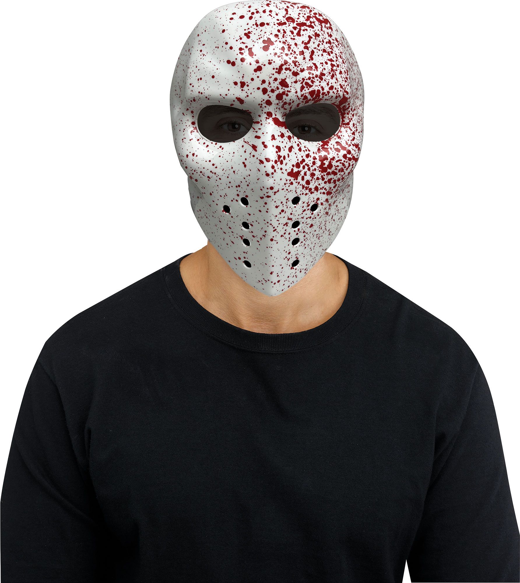 Hockey Punisher Mask White Blood