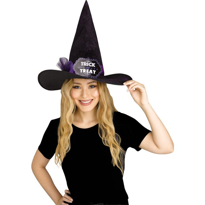 Witty Witches Hat Purple