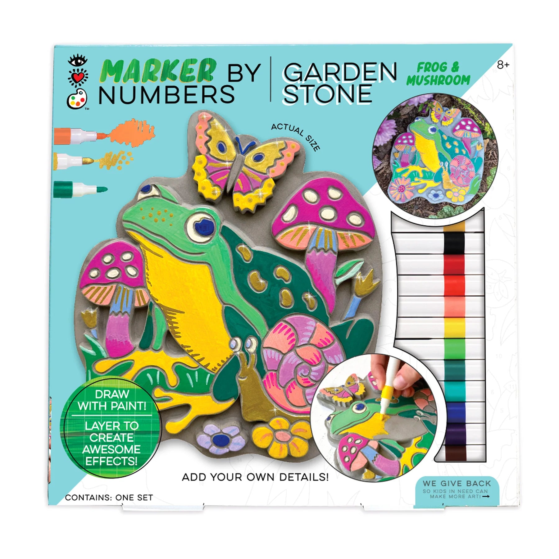 Marker By Numbers Garden Stone
