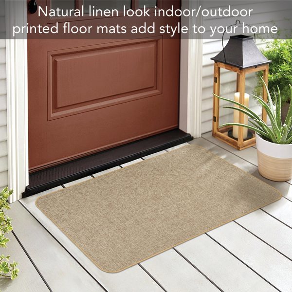 Natural – Linen Floor Mat