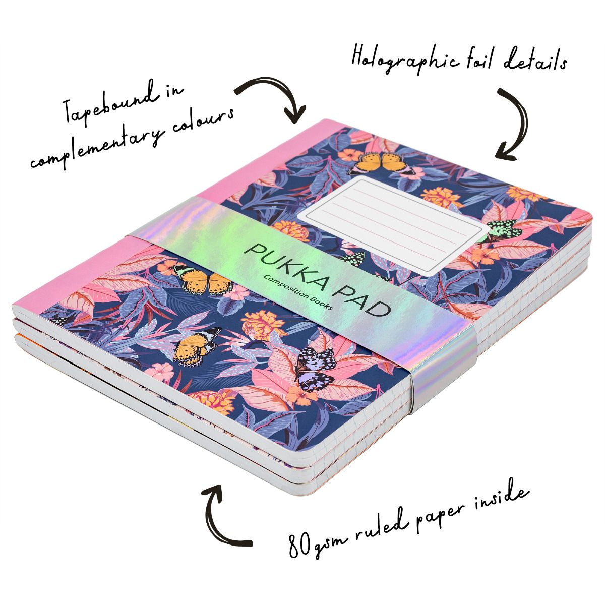Bloom Composition Notebook Set of 3