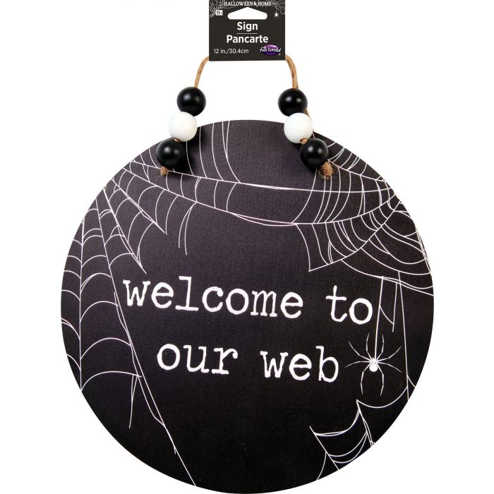 Letrero de madera de 12" HH Welcome Web