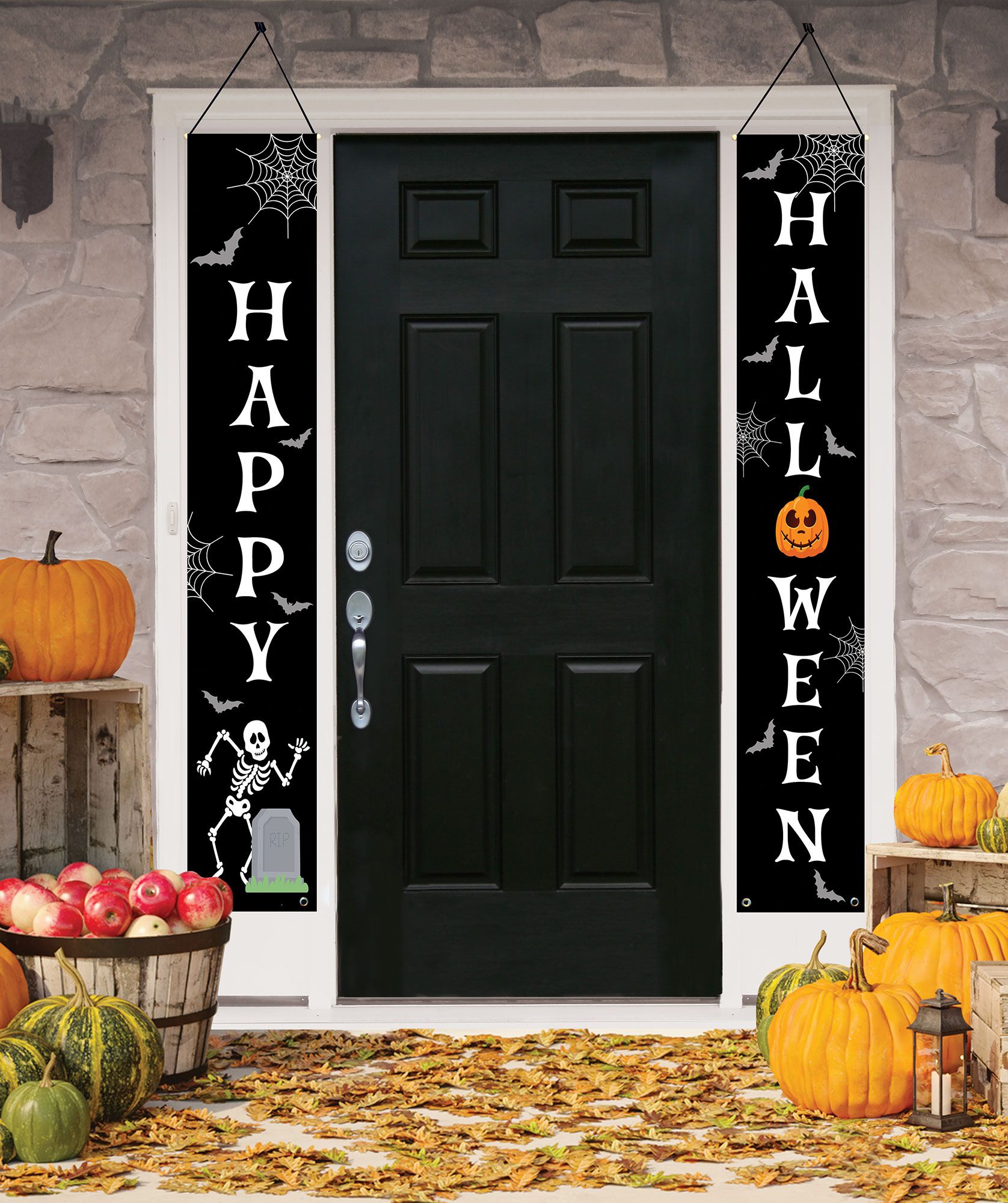 Halloween Home Door Banner Happy / Halloween