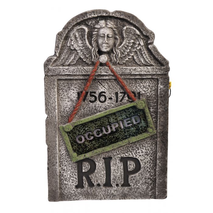 22" Fade In/Out Cemetery Tombstone Red