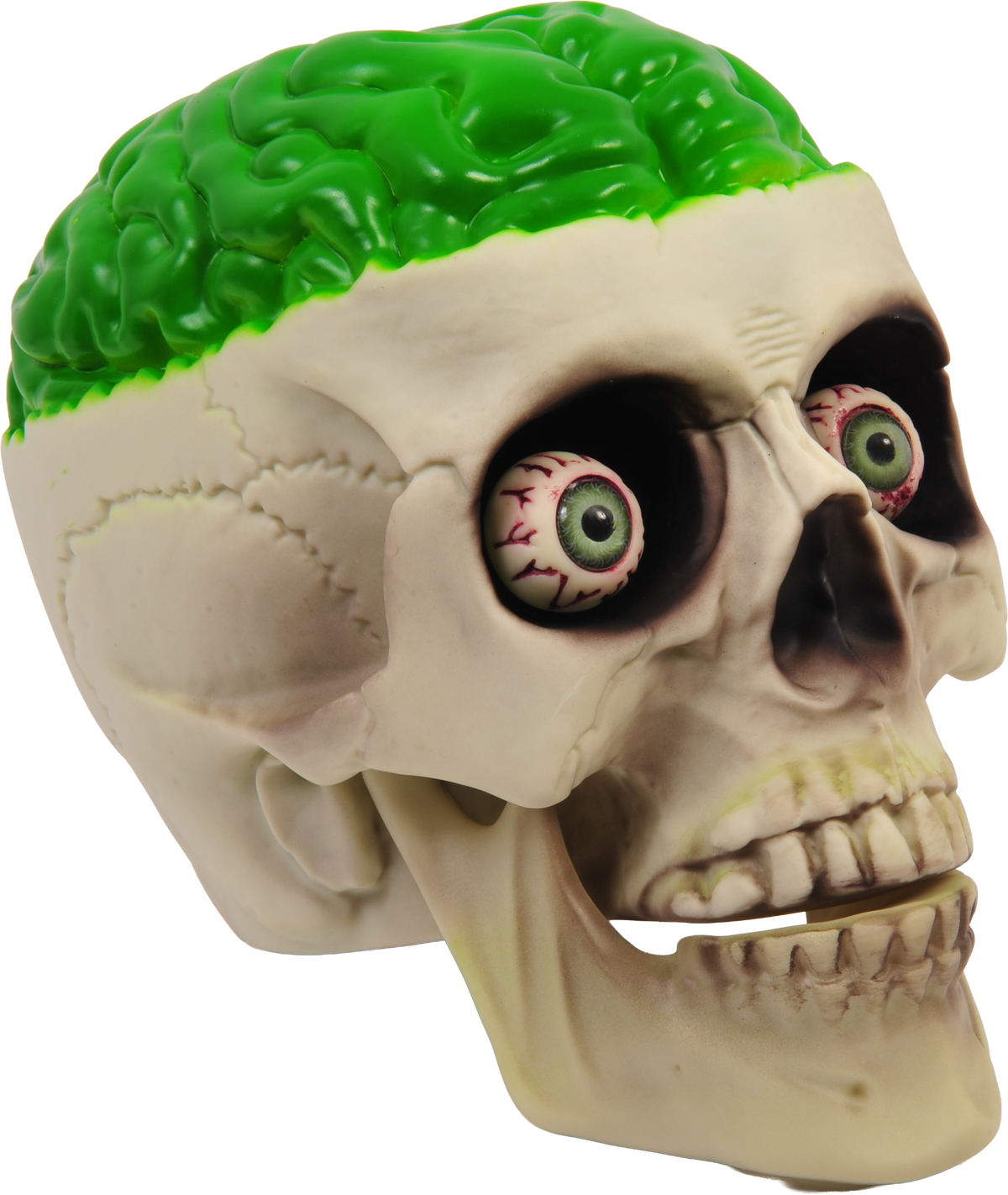 LU Brainy Skull Green