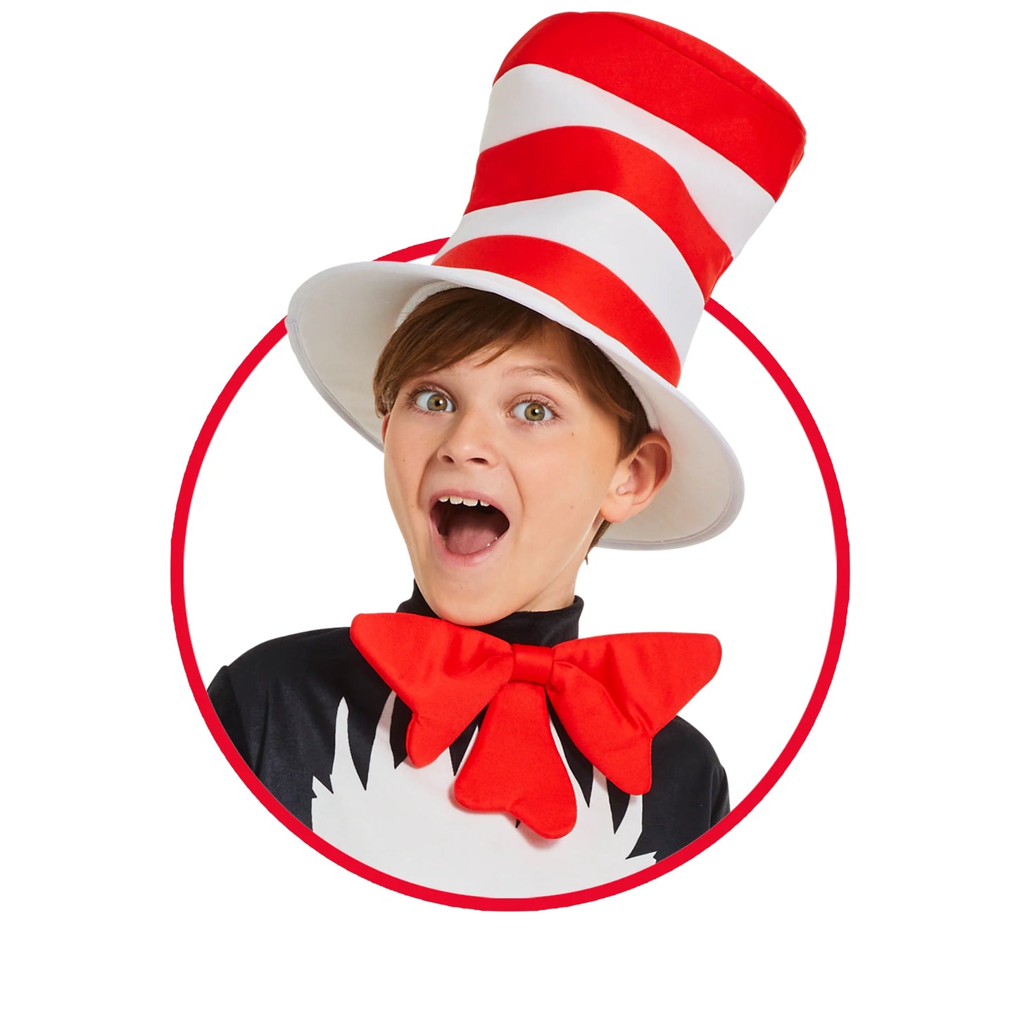 Dr. Seuss The Cat In The Hat Hat And Bow Tie Accessory Kit