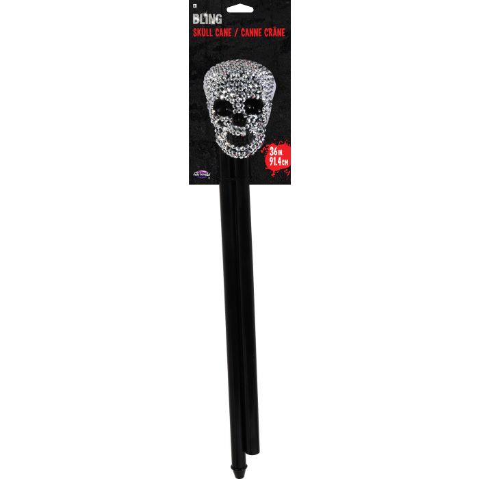 Bling Skull Cane 36"