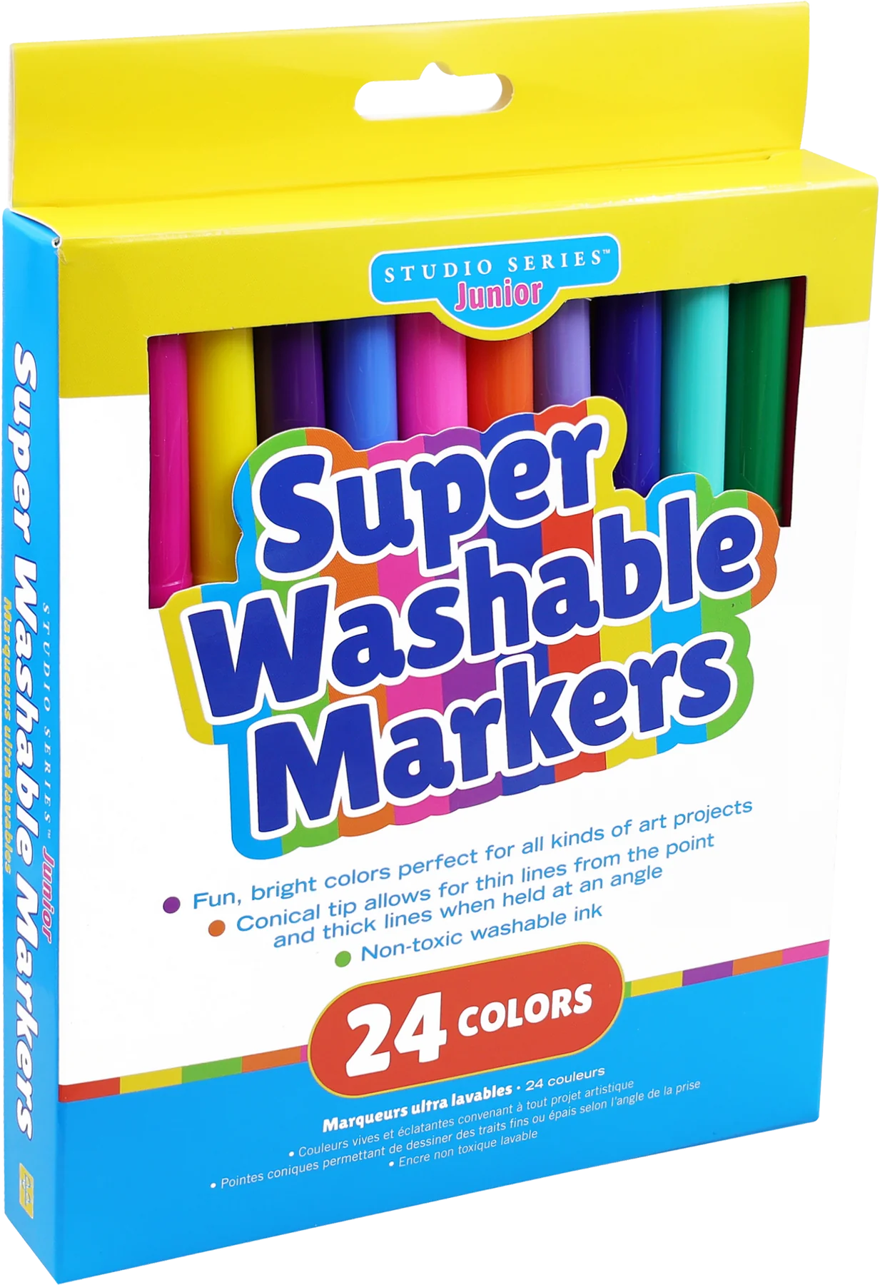 Super Washable Markers (Set of 24 Colors)
