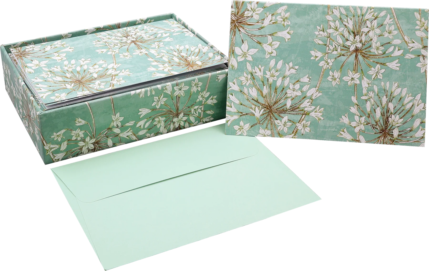 Allium Blossoms Note Cards