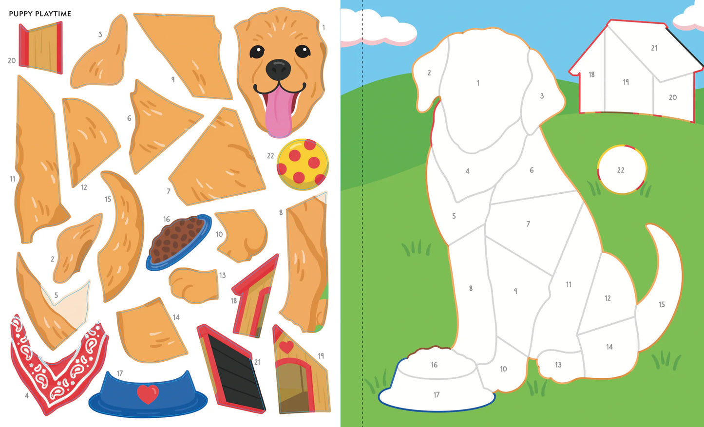 Large Print Color-by-Sticker Book: Calming Creations