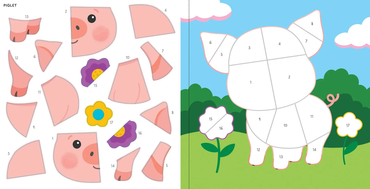 My First Color-by-Sticker Book - Baby Animals