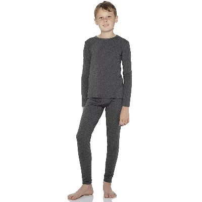 Toddler Boys underwear Thermal Set Charcoal